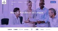 Desktop Screenshot of league.com